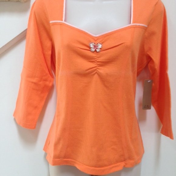 i.e. Petite TOP, Size PL, 94% Cotton, 6% Polyester - Picture 4 of 4